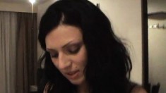 Sexy Blonde Bree Strokes Her Driver's Cock Through His Pants While On A Road Trip In Hungary
