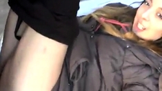 Billige Schnalle Draussen Auf Dem Benz Durchgerammelt!