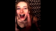 Blonde College Girl Is A Lot Of Fun