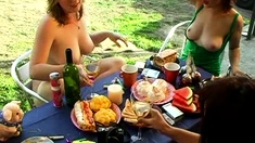 Busty blonde Cherry bizarre outdoor lesbian fetish