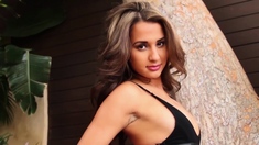 Latina Teen Stacey Takes Off Her Fancy Red Lingerie